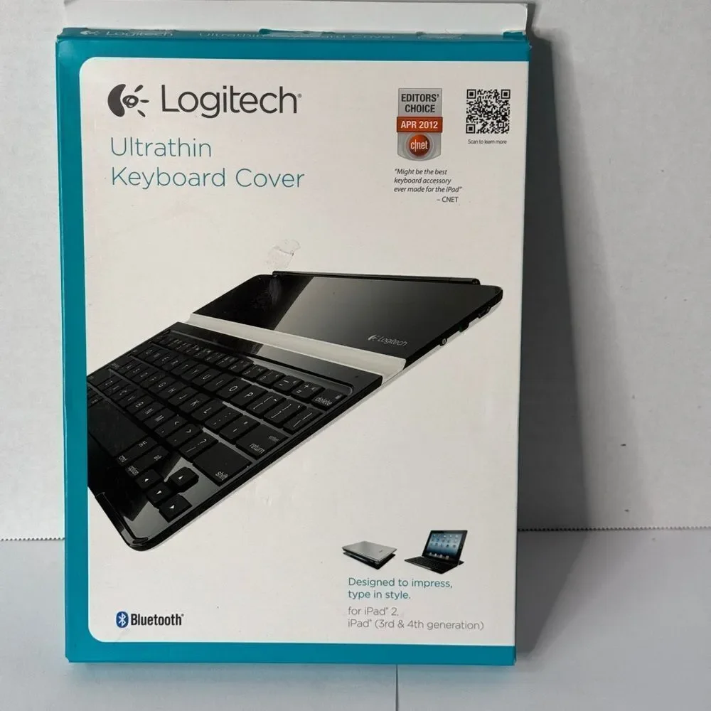 Logitech Ultrathin Keyboard Cover designed for iPad 2, iPad new in box